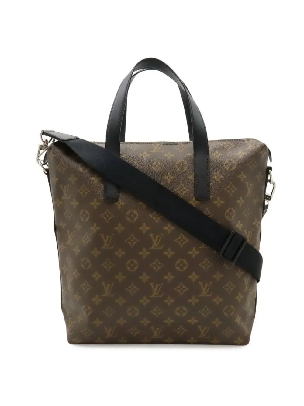 Louis Vuitton Monogram Macassar Kitan Tote 2-Way Shoulder Bag